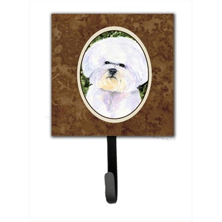 Micasa 4.25 x 6 in. Bichon Frise Leash Or Key Hook MI728582